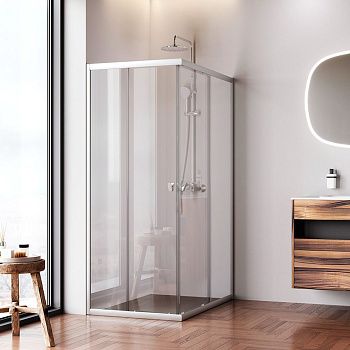 Душевой уголок Am.Pm Sunny W87G-403-12080-MT 120х80 стекло прозрачное профиль хром без поддона