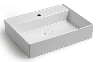 Раковина керамическая White Ceramic Like W091701 60х50 накладная цвет белый