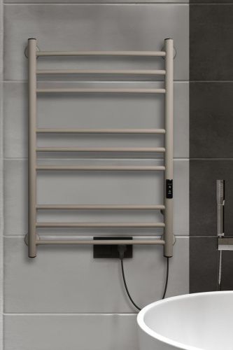 Полотенцесушитель электрический Indigo Line Trinity LСLTE80-50ABERt 55х80 бежевый - фото 4