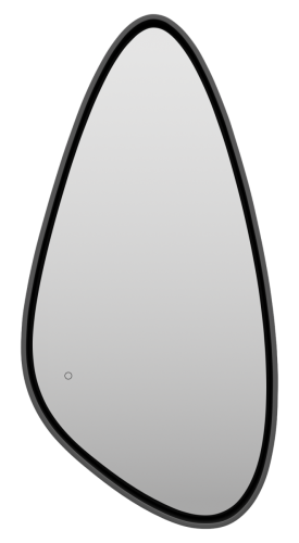 Зеркало с подсветкой Brevita Venus VEN-Var-060-black 60х120 подвесное - фото 2