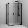 Душевой уголок Am.Pm Gem W90G-403-120290-BT 120х90 стекло прозрачное профиль черный без поддона