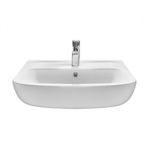 Раковина из сантехнического фарфора Santek Лонги 1WH501756 60х40 подвесная цвет белый - фото 2