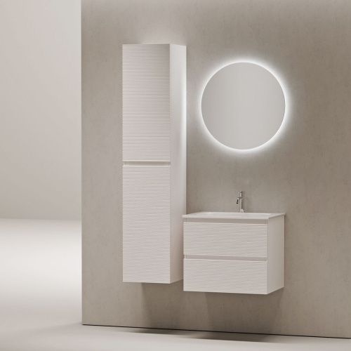 Тумба под раковину Sancos FOLK FL60W 60х40 подвесная цвет белый - фото 3