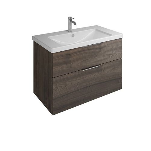 Тумба с раковиной Burgbad Eqio SEYQ093F2012C001*1 90х50 подвесная цвет коричневый