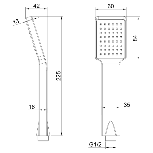 Душевая лейка Melana 610189 - фото 2
