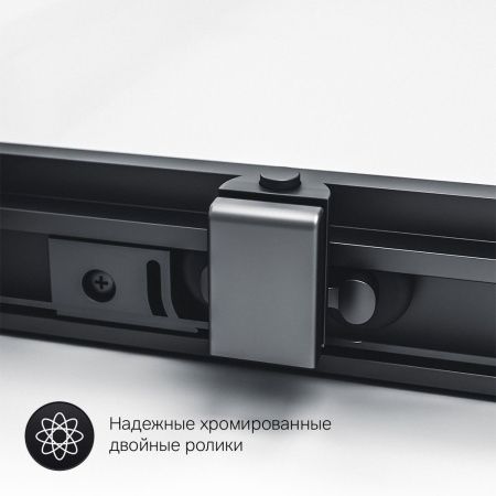 Душевой уголок Am.Pm Gem S W93G-403-090BT 90х90 стекло прозрачное профиль черный без поддона