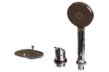 Смеситель Royal Bath ALPINE RB2102 на борт ванны серебро