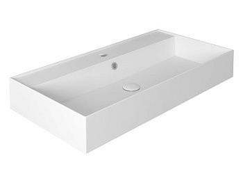 Раковина из сантехнического фаянса Simas AG 91 bia 90х50 подвесная цвет белый