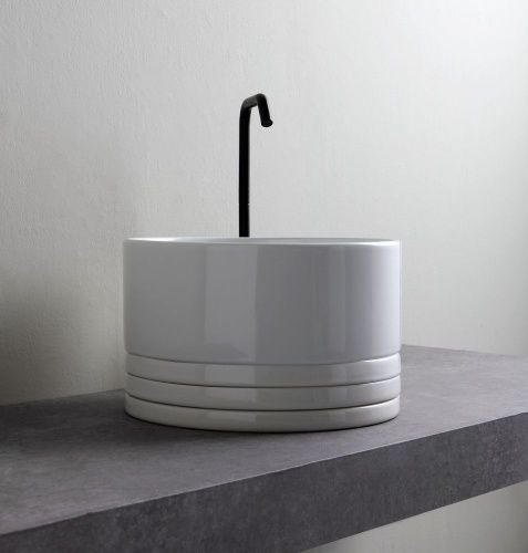 Раковина керамическая White Ceramic Adagio W1107H1501 40х40 накладная цвет белый