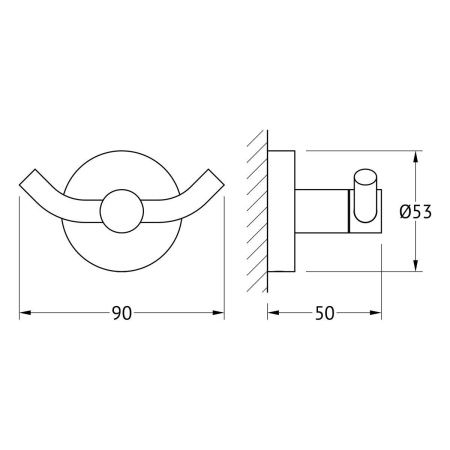 Крючок Artwelle Harmonie HAR 007