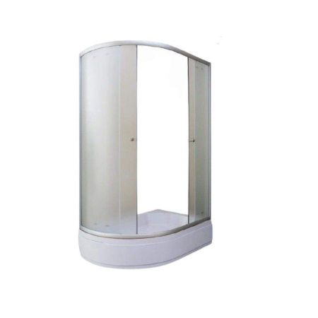 Душевой уголок Parly ZFM1201R 120х80 стекло матовое профиль хром с поддоном