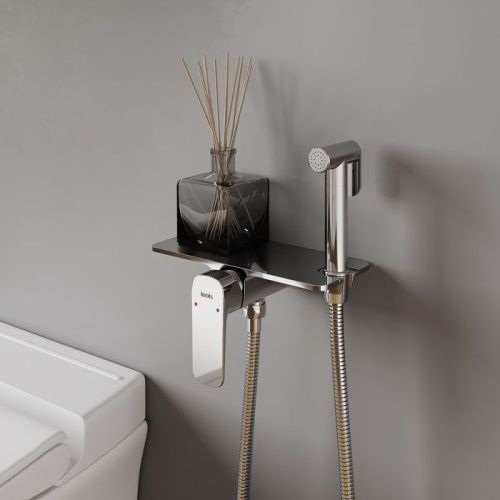 Гигиенический душ со смесителем Iddis Axes AXESBSHi08 хром - фото 2