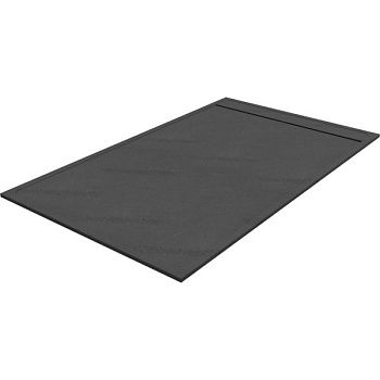 Душевой поддон из искусственного камня IBX Zale PDZ090180P/PIZARRA 180х90 серый