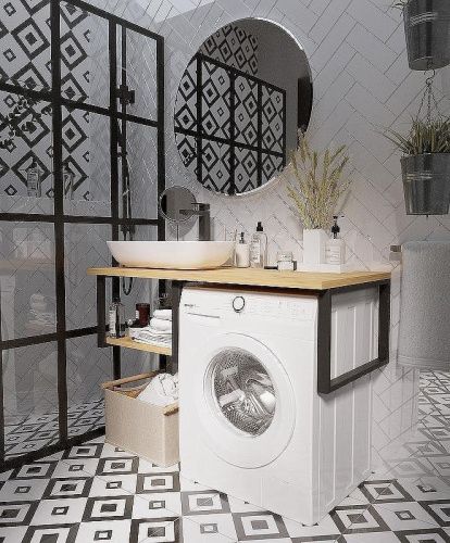 Столешница 1MarKa Grunge Loft Ц0000004100 120х60 накладная цвет коричневый - фото 4