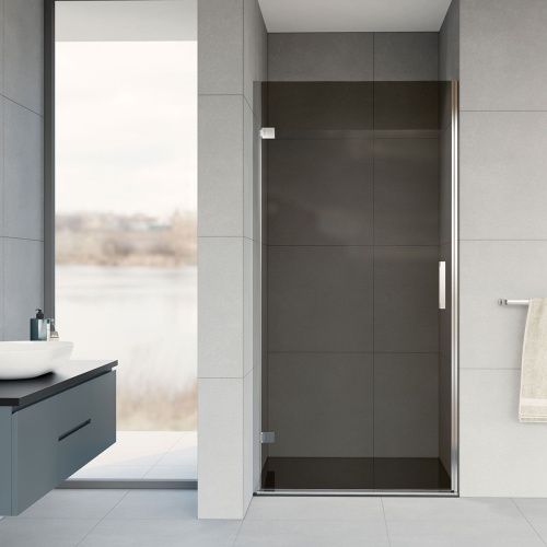 Душевая дверь Vincea Flex VDP-1F900CG 90х200 стекло тонированное профиль хром