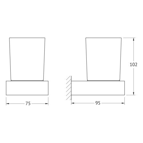 Стакан Artwelle REGEN 8321 - фото 2