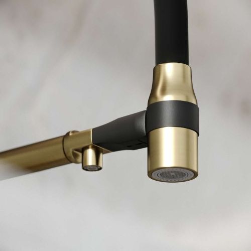 Смеситель для кухни Sancos Garda SC4009BG на мойку золото - фото 4