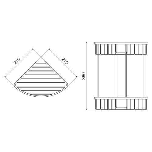 Полка Timo Saona 13082/18 - фото 5