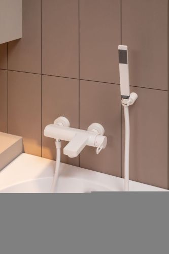 Душевой гарнитур Paffoni Premium ZDUP115BO настенный белый - фото 4