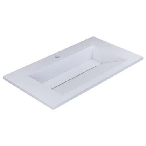 Тумба с раковиной Uperwood Barsa-Next 290000013 80х50 цвет коричневый/черный - фото 4