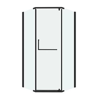 Душевой уголок Grossman Pragma 302.K33.03.1010.21.00 100х100 стекло прозрачное профиль черный без поддона