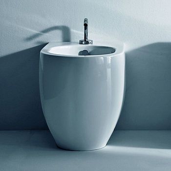 Биде напольное Kerasan Flo 312101*1 цвет белый