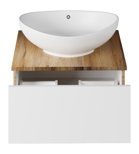 Тумба под раковину Misty Ива П-Ива-01060-951Я 60х50 подвесная - фото 3