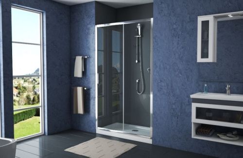 Душевая дверь Bravat Drop BD120.4100A 120х200 стекло прозрачное профиль хром - фото 2