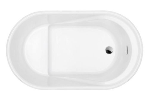 Ванна акриловая Abber AB9277 130х75 отдельностоящая овальная с каркасом - фото 4
