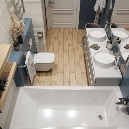 Ванна акриловая Lavinia Boho One 37010050 150х70 встраиваемая прямоугольная без каркаса - фото 4