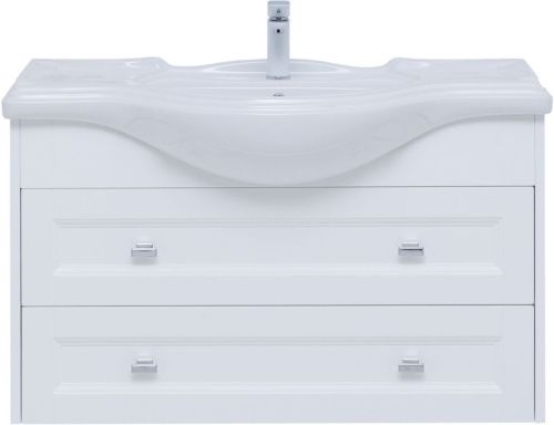 Тумба под раковину Aquanet Монте 00303998 80х30 подвесная цвет белый - фото 3