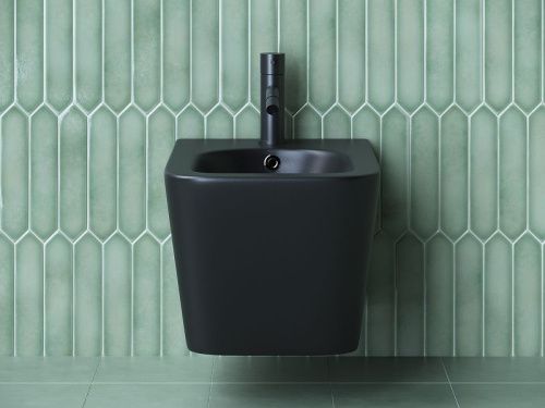 Биде подвесное Ceramica Nova METRIC CN3008MB цвет черный - фото 3