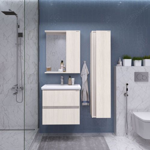 Зеркало-шкаф Grossman Юнит 206011 60х70 подвесной цвет бежевый - фото 3