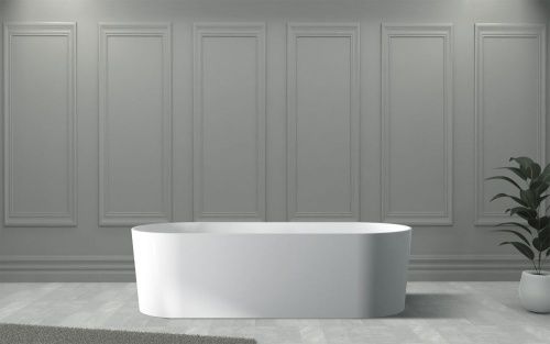 Ванна из искусственного камня Abber Stein AS9614 180х75 отдельностоящая овальная с ножками - фото 2