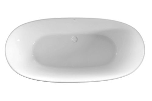 Ванна акриловая Abber AB9265-1.7 170х80 отдельностоящая овальная с каркасом - фото 4