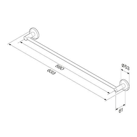 Полотенцедержатель Am.Pm X-Joy A85A346400