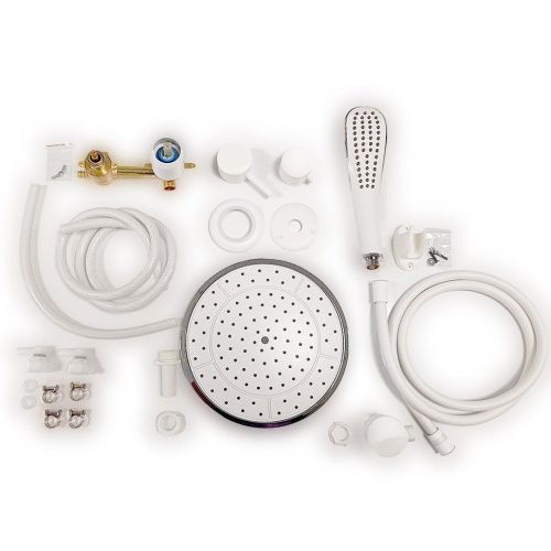 Душевая кабина Тритон Грэй-Вайт Щ0000067301 90х90 четверть круга с крышей ориентация универсальная - фото 5