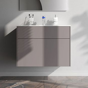 Тумба под раковину Am.Pm Inspire V2.0 M50AFHX0803EGM 80х50 подвесная цвет серый