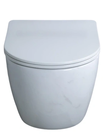 Унитаз подвесной Gid Convexo 62228Y черный с сиденьем микролифт безободковый смыв торнадо