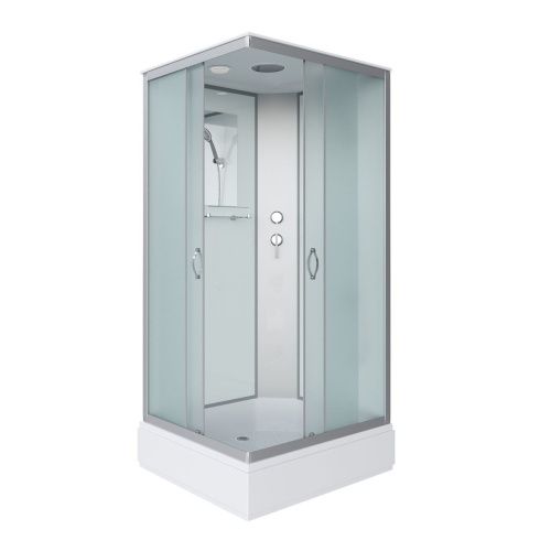 Душевая кабина Niagara Classic 330844Q 100х80 прямоугольная с крышей ориентация универсальная