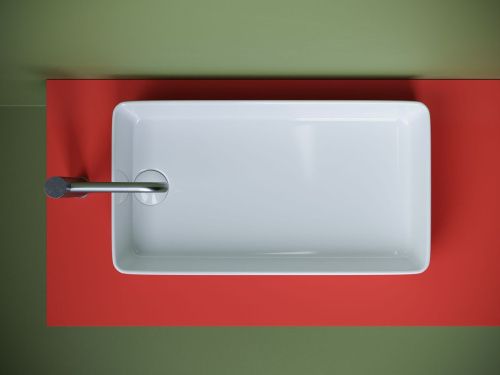 Раковина из сантехнического фарфора Ceramica Nova ELEMENT CN5048 60х30 накладная цвет белый без отверстий под смеситель - фото 4