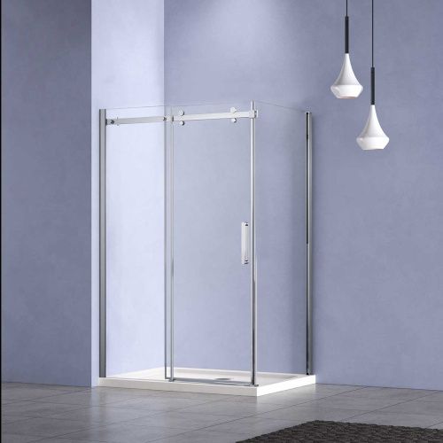 Душевой уголок Vincea Como-N VSR-4CN1015CL 150х100 стекло прозрачное профиль хром без поддона - фото 3