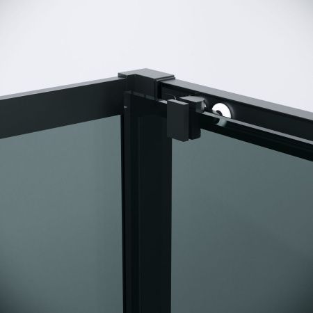 Душевой уголок Grossman Cosmo 120.K33.02.1090.21.10 100х90 стекло тонированное профиль черный без поддона