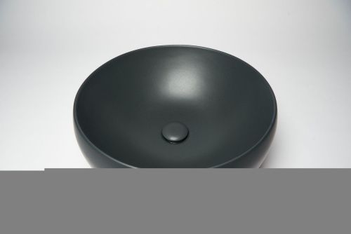 Раковина из сантехнического фарфора Galassia Dream 7333NEМТ 50х50 накладная цвет черный - фото 2