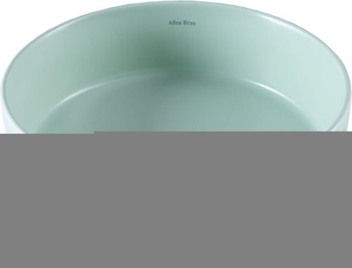 Раковина керамическая Allen Brau Fantasy 4.11032.MT 40х40 накладная цвет зеленый без отверстий под смеситель - фото 3