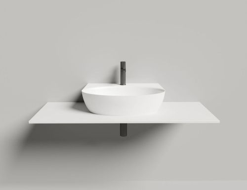 Раковина из искусственного камня S-Stone Salini ALDA 140322MF 60х50 накладная цвет мультиколор - фото 2