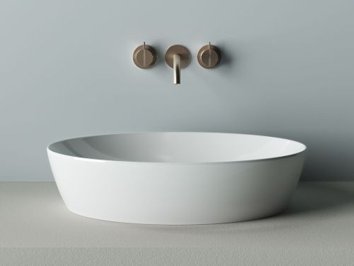 Раковина из сантехнического фарфора Ceramica Nova ELEMENT CN5018 60х40 накладная цвет белый без отверстий под смеситель - фото 3