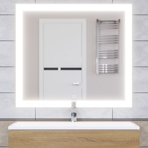 Зеркало с подсветкой и антизапотевателем Uperwood Barsa 2930205445 90х80 подвесное - фото 4