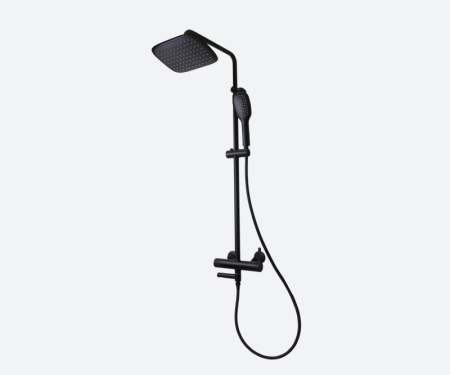 Душевая стойка Bronze de Luxe 2039H настенная цвет черный