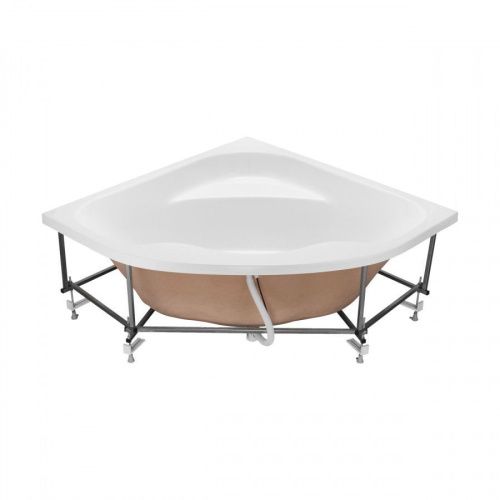 Ванна акриловая Santek Мелвилл 1WH302402 140х140 угловая четверть круга без каркаса - фото 3